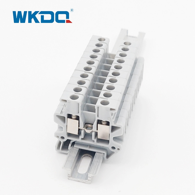 2.5 مم 2 بلوك طرفي لولبي لعرض Din Rail 15 مم