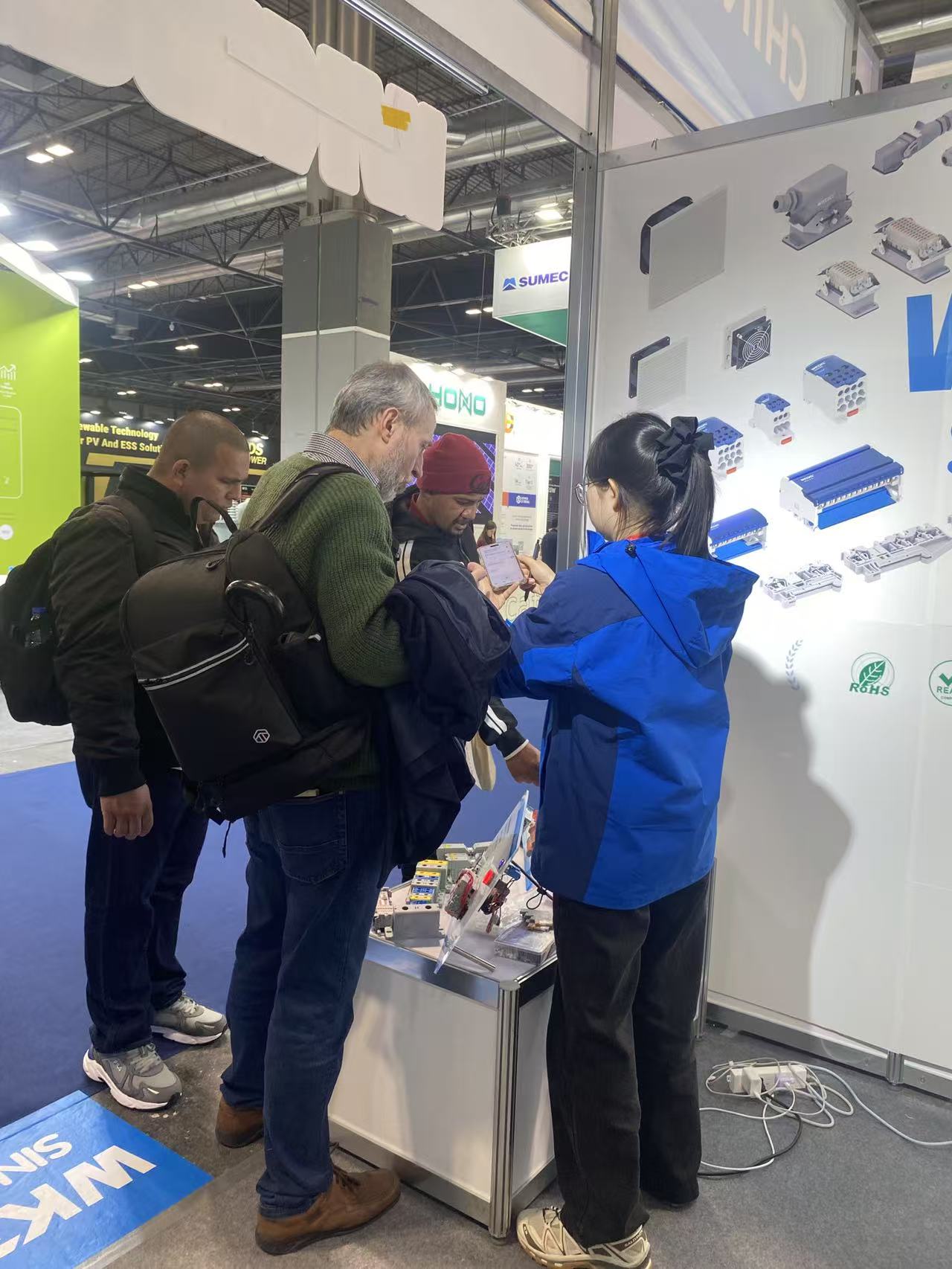 WONKE ELECTRIC تُحدث انطباعًا قويًا في MATELEC 2025-الكتل الطرفية !!
