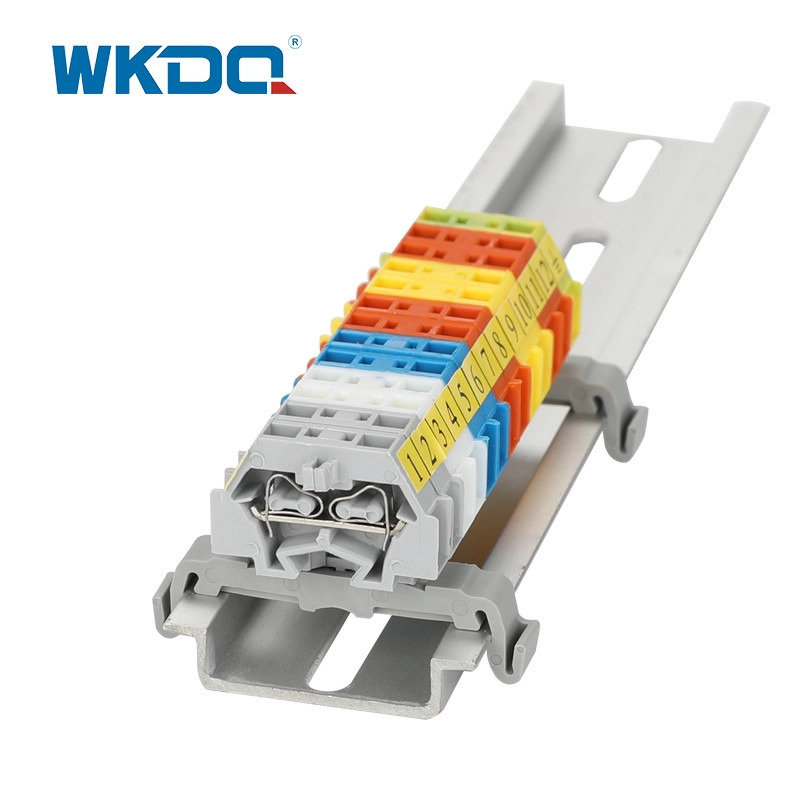 260-301 Spring Clamp Terminal Block توصيل سبائك النحاس القابلة للتوصيل شهادة CE