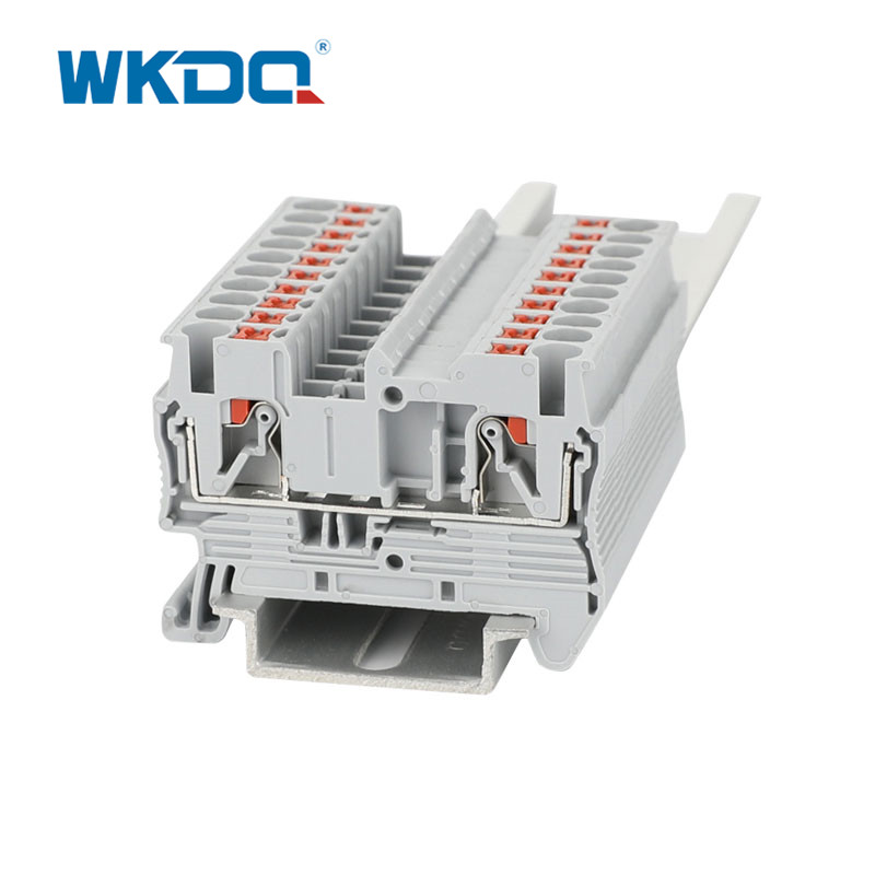 800V 31A Din Rail مثبت بالدفع في موصل الكتلة الطرفية