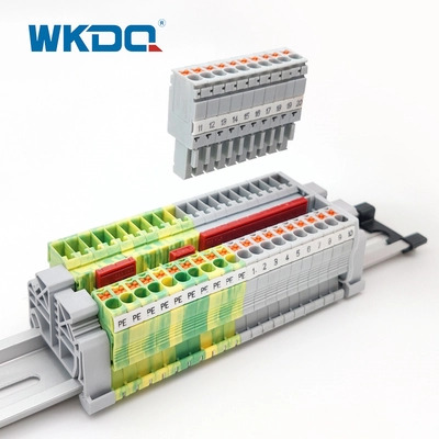 JPT 2.5 / 1P Plug In Connection Terminal Block شهادة CE سريعة للتجميع الذاتي