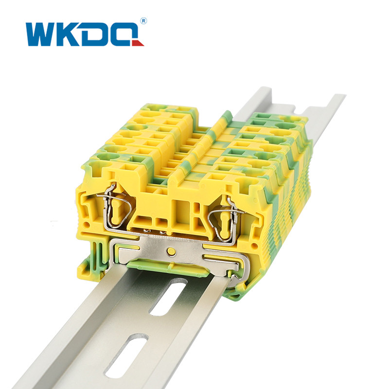 JST 4-PE موصل كتلة طرفية الربيع اللون الأخضر 800V 41A 4mm المقطع العرضي