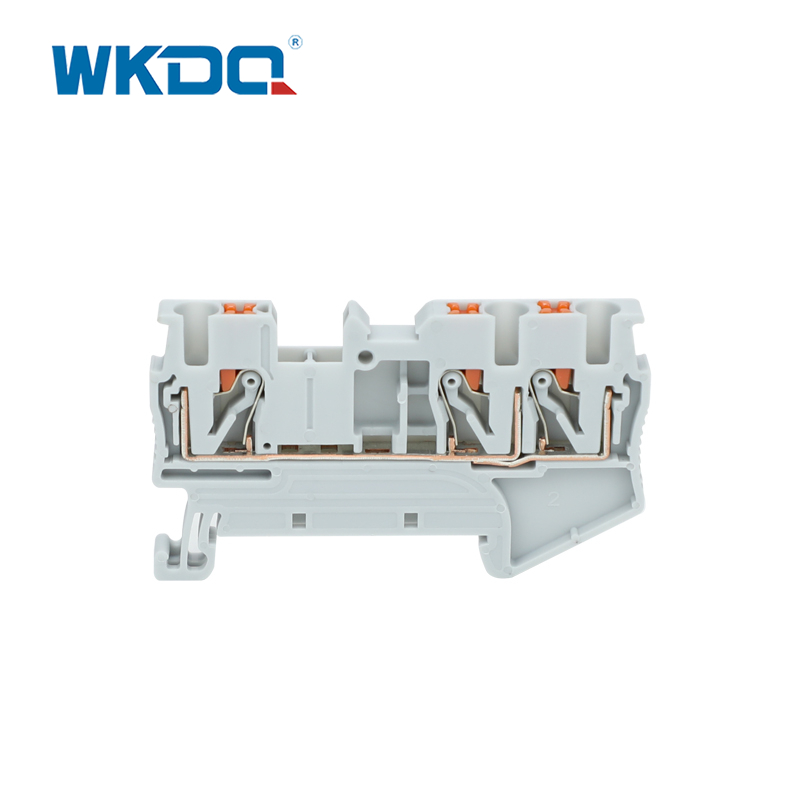 وصلة قفص الربيع Din Rail 2.5 مم كتلة طرفية